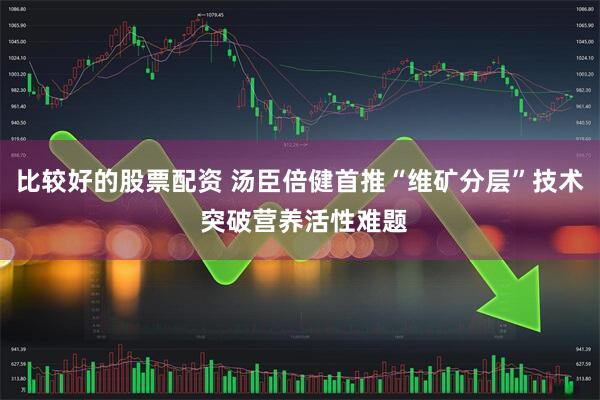 比较好的股票配资 汤臣倍健首推“维矿分层”技术 突破营养活性难题